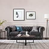 Thumbnail for your product : Nice Link Alexandon Leather Chesterfield Tufted Sofa with Roll Arm