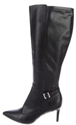 Calvin Klein Collection Leather Knee-High Boots
