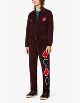 Thumbnail for your product : Just Don Dealers graphic-print straight corduroy trousers