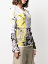 Thumbnail for your product : Marco Rambaldi Patchwork-Design Knitted Top