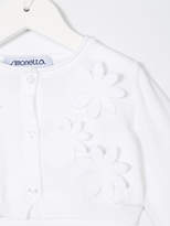 Thumbnail for your product : Simonetta flower patch cropped cardigan