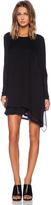Thumbnail for your product : Heather Silk Front Shift Dress
