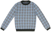 Thumbnail for your product : Loro Piana Kids Funny Collage cashmere-blend sweater