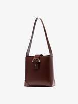 Thumbnail for your product : Atelier Manu burgundy Trapeze leather cross body bag