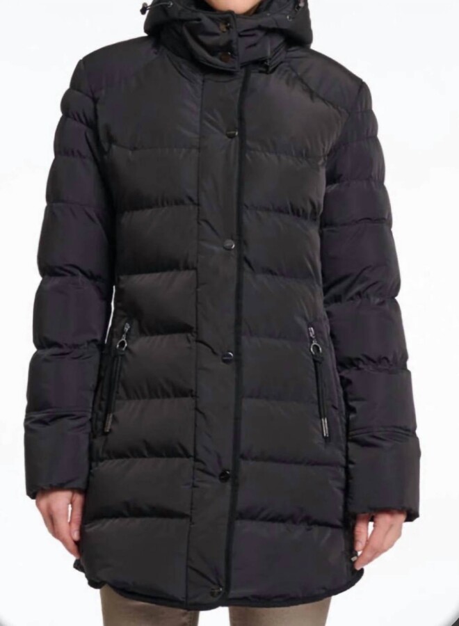Rino&Pelle Nusa Puffer Coat In Black