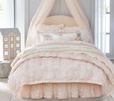 Thumbnail for your product : Pottery Barn Kids Monique Lhuillier Blush Pink Ethereal Bed Skirt