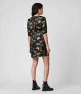 Thumbnail for your product : AllSaints Kota Silk Blend Evolution Dress