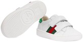 Thumbnail for your product : Gucci Children Toddler Leather Web Detail Sneakers