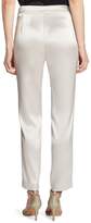 Thumbnail for your product : St. John Cropped Satin Pants