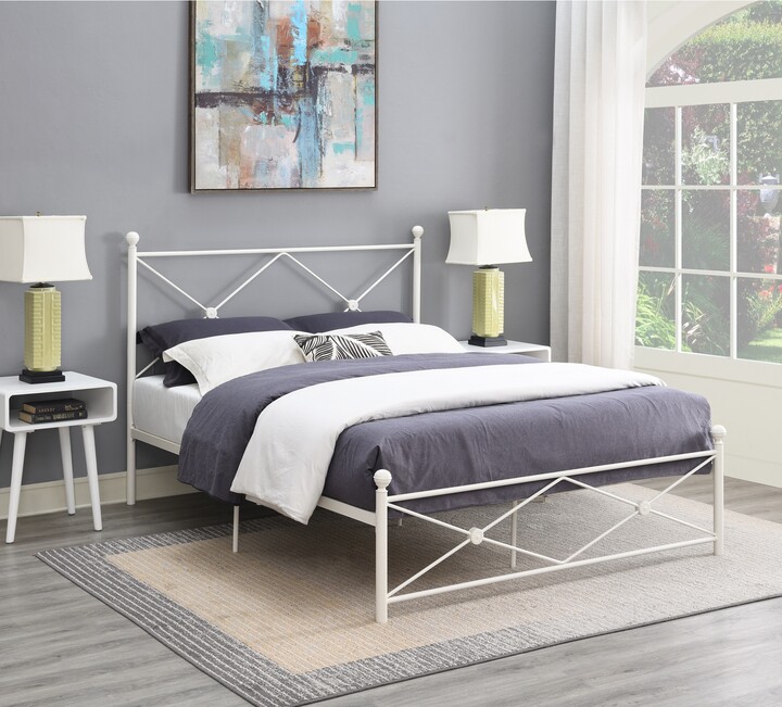 Ovis Aria Metal Platform Bed, Multiple Sizes and Colors Aria by Ovis