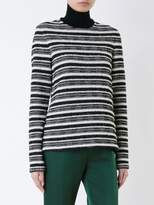 Thumbnail for your product : Martin Grant striped turtleneck jumper