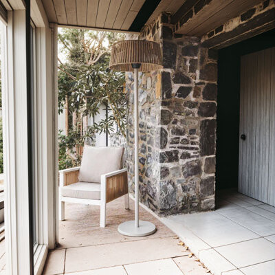 ZACHVO 1500W Halogen Freestanding Portable Indoor And Outdoor Patio Heater