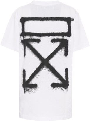 Off-White Printed cotton-jersey T-shirt