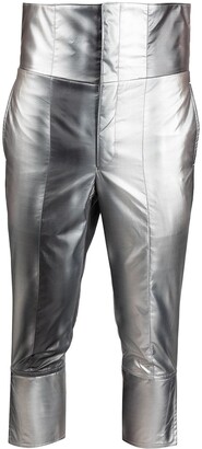 Comme des Garçons Homme Plus High-Waisted Cropped Trousers
