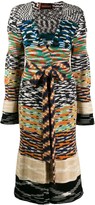 Thumbnail for your product : Missoni Patterned Knit Longline Cardigan