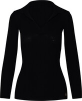 Thumbnail for your product : Saint Laurent Monogram Ribbed Jumper
