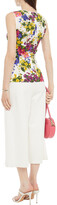 Thumbnail for your product : Dolce & Gabbana Floral-print Stretch-silk Crepe De Chine Top