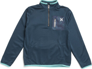 TJMAXX Boys Quarter Zip Sweatshirt, Polyester