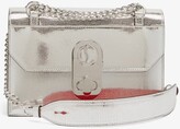 Thumbnail for your product : Christian Louboutin Elisa Small Leather Cross-body Bag - Silver