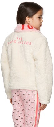 Marc Jacobs Kids Off-White Sherpa Fleece Jacket