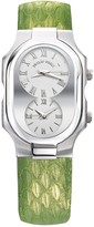Thumbnail for your product : Philip Stein Teslar Women's Signature Quartz Dual Time Snakeskin Strap Watch