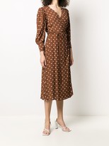 Thumbnail for your product : Andamane Polka Dot Print Wrap Style Dress