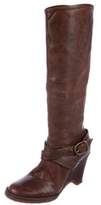 Thumbnail for your product : Fiorentini+Baker Leather Wedge Boots