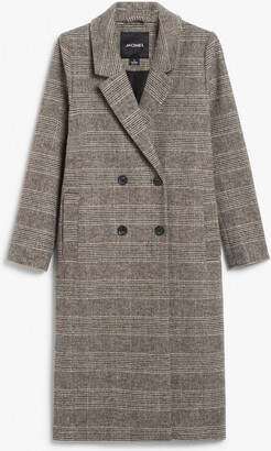 Monki Classic double-breasted coat