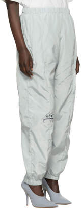 A-Cold-Wall* Grey Embroidered Nylon Lounge Pants
