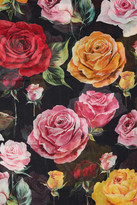 Thumbnail for your product : Dolce & Gabbana Printed Modal And Cashmere-blend Gauze Scarf