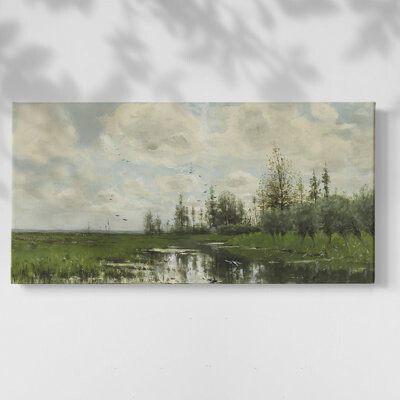 Lark Manor Landscape Series-DCCCXXXVI- Framed Gallery Wrapped Canvas -Ready to Hang