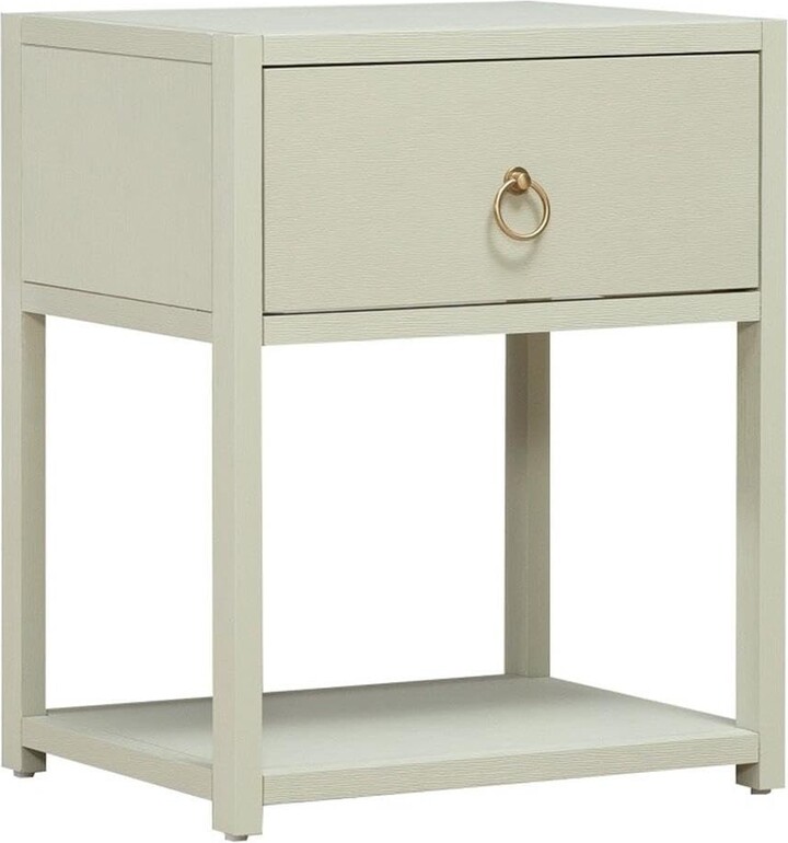 LIBERTY FURNITURE INDUSTRIES, INC. Liberty Furniture East End Shelf Accent Table for Living Room Home Storage - Green Mist