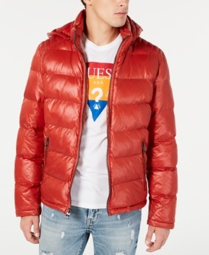 guess hooded jacket