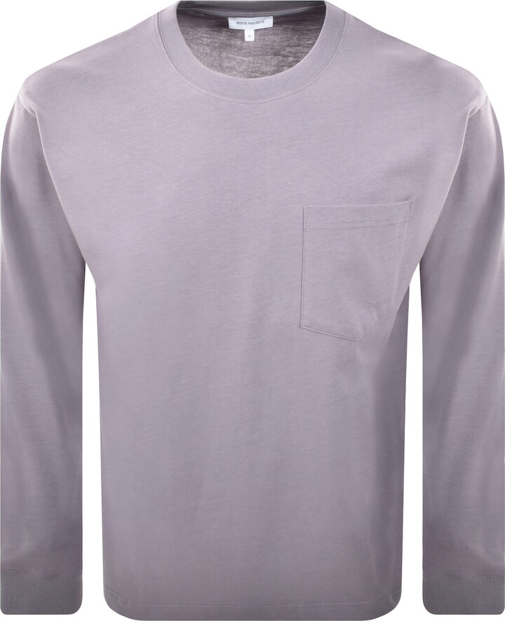 Norse Projects Loose Fit T Shirt Crocus Purple