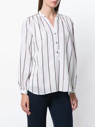 Diega striped button up blouse