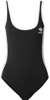 Thumbnail for your product : adidas Striped Stretch Bodysuit - Black