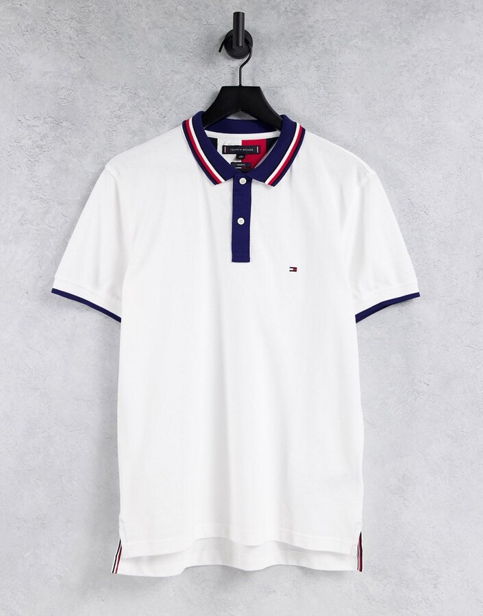tommy white polo