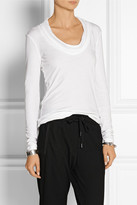 Thumbnail for your product : James Perse Cotton-blend top