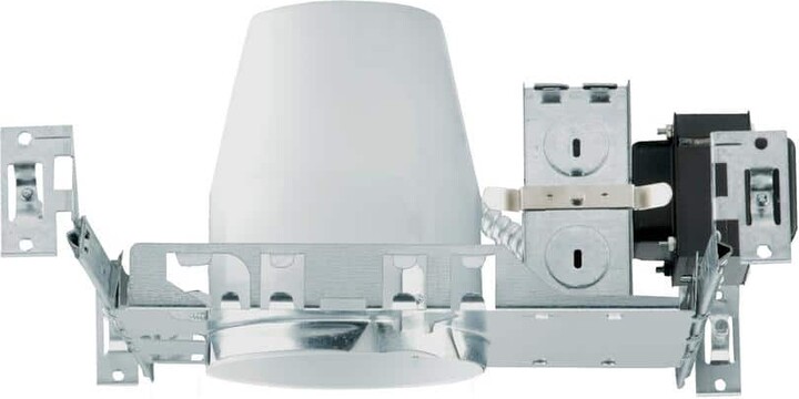 NICOR 4 in. Recessed Universal Low-Voltage Non-IC Rated Airtight Housing for New Construction Applications