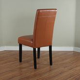 Thumbnail for your product : Monsoon Villa Faux Leather Worn Brown Dining Chairs (Set of 2)