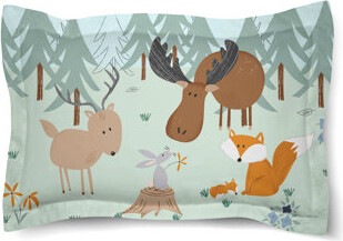 Laural Home Outdoor Critters Woods Microfiber Sham