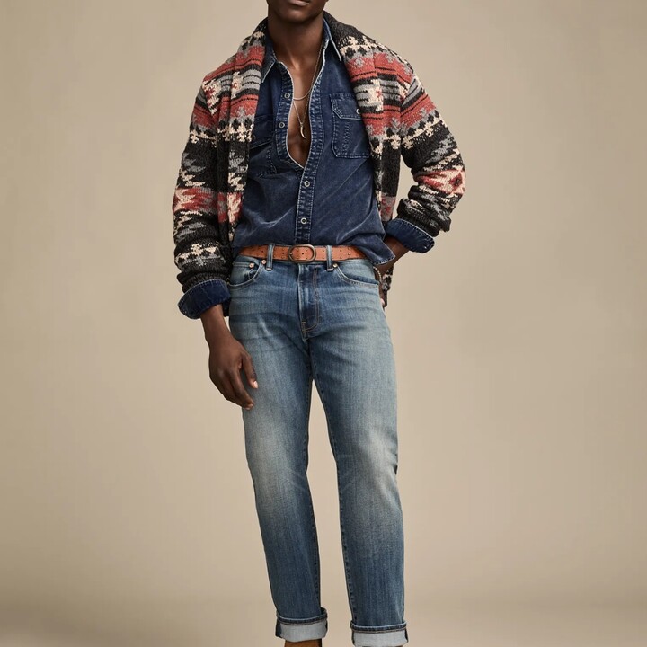 Lucky Brand 410 Athletic Straight - Men's Pants Denim Straight Leg Jeans in Wingfield