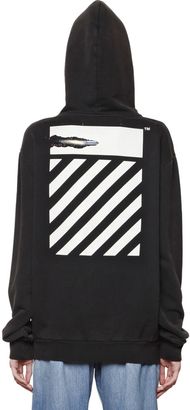 Off-White Off White Don't Move Hooded Cotton Sweatshirt