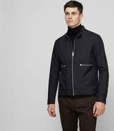 Thumbnail for your product : Reiss Yukon - Tab Collar Jacket in Navy