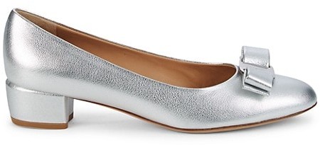 silver pumps size 5