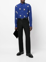 Thumbnail for your product : Etro Pixelated Floral Print Silk Shirt