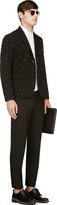 Thumbnail for your product : Band Of Outsiders Black Cotton Embroidered Polkadot Blazer
