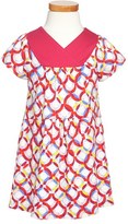 Thumbnail for your product : Tea Collection 'Gunta's Circles' Wrap Dress (Toddler Girls, Little Girls & Big Girls)