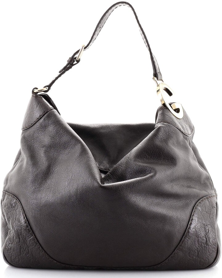 Hover stad vergeten Gucci Charlotte Zip Hobo Guccissima Leather Medium - ShopStyle
