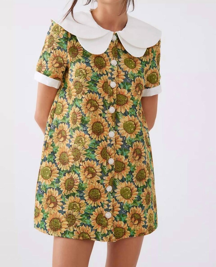 Sister Jane Warm Seas Dress In Sunflower